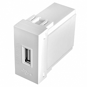 CONJUNTO FAME EVIDENCE SEM PLACA MÓDULO TOMADA USB BIVOLT 3285 BRANCO 487198