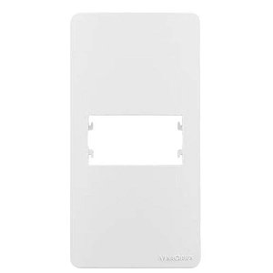 PLACA MARGIRIUS CONDULETE 1 MÓDULO C/SUP SLEEK PA021843 BRANCO 760480