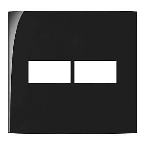 PLACA MARGIRIUS SLEEK 4X4 2 MÓDULO S/S PA015911 EBONY/PRETO 673463