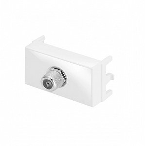 CONJUNTO MARGIRIUS B3 MÓDULO TOMADA ANTENA TV PA019412 BRANCO 672998