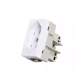CONJUNTO MARGIRIUS SLEEK MÓDULO TOMADA 10A PA016049 BRANCO 6773110