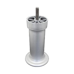 PÉ PARA ÁRMARIO GABINETE MÓVEIS P&J 120MM BOX PREMIUM 3015100009 AF/CROMADO 558818