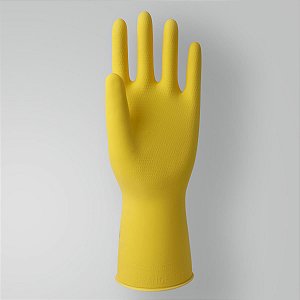 LUVA MAO BORRACHA SANRO LIGHT AMARELO XG-580309