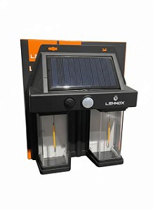 LUMINÁRIA LED SENSOR SOLAR LEHMOX LEY-2227 842028