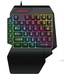 TECLADO USB GAME LED RGB LEY-2083 LEHMOX 841897