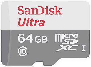 CARTÃO DE MEMORIA MICRO SD 64GB SANDISK 060 841803