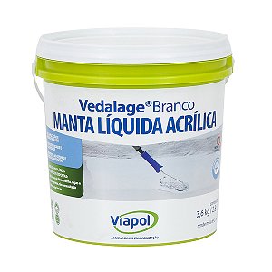 IMPERMEABILIZANTE VIAPOL VEDALAGE BRANCO 3,6KG 2,85L GALAO 573809