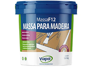 MASSA PARA MADEIRA F12 VIAPOL MOGNO 1,65KG 260827