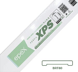 RODAPÉ/BOISERIE EPEX BARRA/PERFIL 8CM C/2,20METROS BRT80 C/1 FBBRT80 805327
