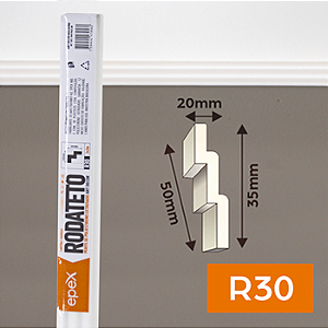 RODATETO EPEX MOLDURA BARRA/PERFIL C/2METROS R30 C/2 FBB0R30 608475
