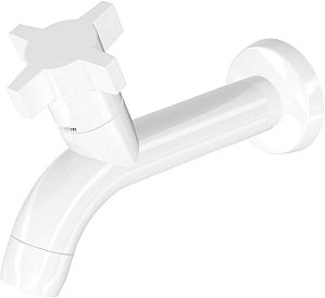 TORNEIRA PARA PIA LONGA 1132 F64 BRANCO FITT 7111096 LORENZETTI 730807