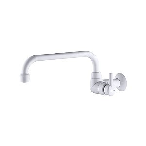 TORNEIRA BICA MOVÉL PAREDE PLÁSTICO 1164 F31 BRANCO BICA BAIXA 7111043 LORENZETTI 497479
