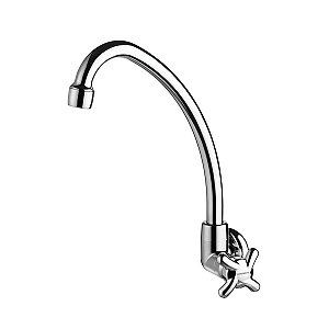 TORNEIRA BICA MOVÉL PAREDE PLÁSTICO 1168 F34 CROMADO 7111010 LORENZETTI 472042