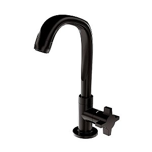 TORNEIRA PARA LAVATÓRIO PLÁSTICO 1195 F64 PRETO FITT 7110057 LORENZETTI 622567