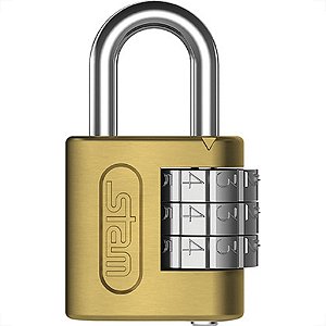 CADEADO STAM 25MM SEGREDO LATONADO 00501 3590