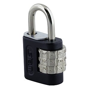 CADEADO STAM 25MM SEGREDO PRETO FOSCO 58502 635731