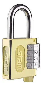 CADEADO STAM 40MM SEGREDO LATONADO 00605 3603