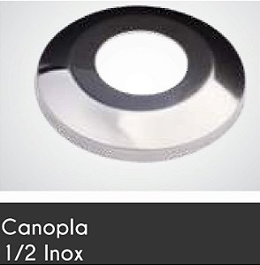 CANOPLA P/TORNEIRA 1/2 INOX CARNEIRO 737348