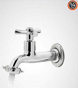 TORNEIRA TANQUE JARDIM CROMADO 1130 C29 LONGA CARNEIRO 781410