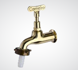 TORNEIRA TANQUE JARDIM AMARELO 1128 CURTA 3/4 CARNEIRO 318485