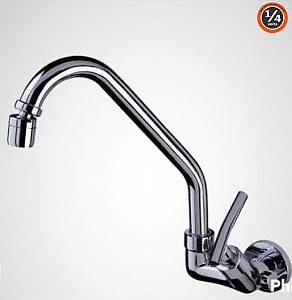 TORNEIRA BICA MÓVEL PAREDE 6169 C62 1/4 C/AREJADOR CARNEIRO 490369