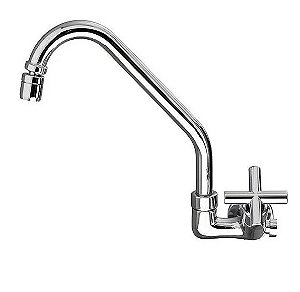 TORNEIRA BICA MÓVEL PAREDE 6169 C61 1/4 C/AREJADOR CARNEIRO 746657