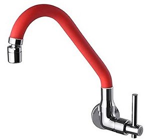 TORNEIRA BICA MÓVEL PAREDE 4169 C61 VERMELHO 1/4 CARNEIRO 516880