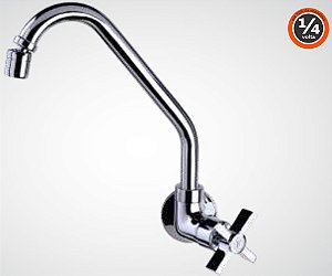 TORNEIRA BICA MÓVEL PAREDE 2169 C55 1/4 CARNEIRO 365610