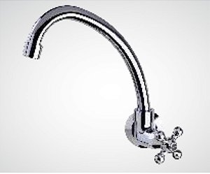 TORNEIRA BICA MÓVEL PAREDE 1164 C52 ABS CARNEIRO 236748