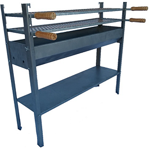 CHURRASQUEIRA BENO GALVANIZADA DESMONTÁVEL ESPETINHO 1006 A80XL91XC26 C/2GRELHAS 868698