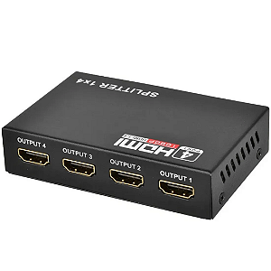 SWITCH HDMI TOMATE 1X4 MTV-114 DISTRIBUIDOR E DIVISOR PARA ATÉ 4 TVs 874418