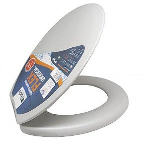 ASSENTO DUDA OVAL FLEX CINZA CLARO159300 550213