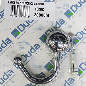CABIDE SIMPLES DUDA MONACO CROMADO 20000 801151