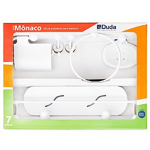 KIT ACESSÓRIO DUDA MONACO C/7 BRANCO 483300 851833