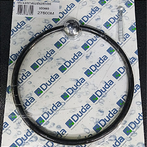 PORTA TOALHA DUDA ARGOLA MONACO PRETO/CROMADO 27800 842990