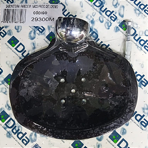 SABONETEIRA DUDA P/BOX MONACO PRETO/CROMADO 29300 843040