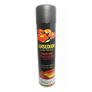 TINTA SPRAY LUKSCOLOR PRETO FOSCO 400ML 1F050060004029 349283