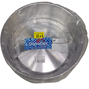 FORMA REDONDO BALLERINE 22 1,8L 22X8CM 1212 DUROLLUX ALUMÍNIO 883131