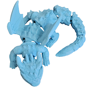 3D COLECIONÁVEL DRAGAO 7CM AZUL 893609