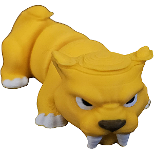 3D COLECIONÁVEL TIGRE 7CM 893595