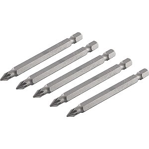 BITS 1/4 PZ1 75MM COM 5 VONDER 3538301075 558702