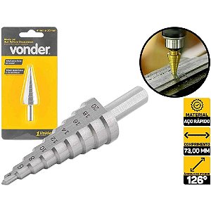BROCA VONDER AR ESCALONADA 4A20MM 420000
