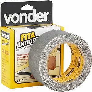 FITA ANTIDERRAPANTE VONDER CINZA 50X5 METROS 498840