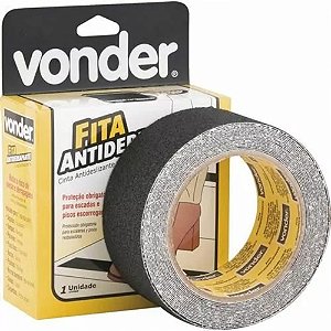 FITA ANTIDERRAPANTE VONDER PRETA 50X5 METROS 498866