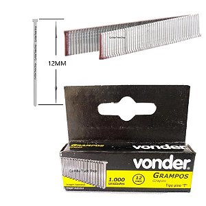 GRAMPO VONDER 12MM VT-12 COM 1000 PEÇAS 298212