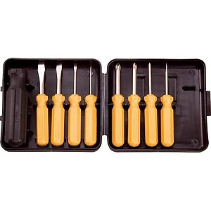 JOGO CHAVE FENDA VONDER COM 9 PEÇAS PHILIPS 2332 408735