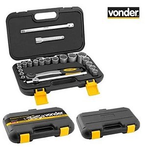 JOGO SOQUETE COM 18 PEÇAS DE 1/2 VONDER 3029010032 406430