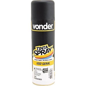 SPRAY VONDER PRETO FOSCO 400ML 498696