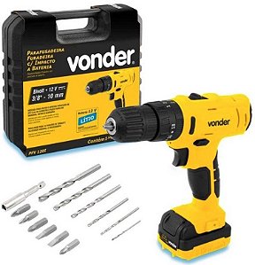 PARAFUSADEIRA BATERIA 12V VONDER PFV120I IMP 750751