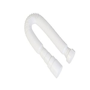 SIFÃO SANFONADA KRONA BRANCO UNIVERSAL FLEXÍVEL COM ANEL EM PVC 686352